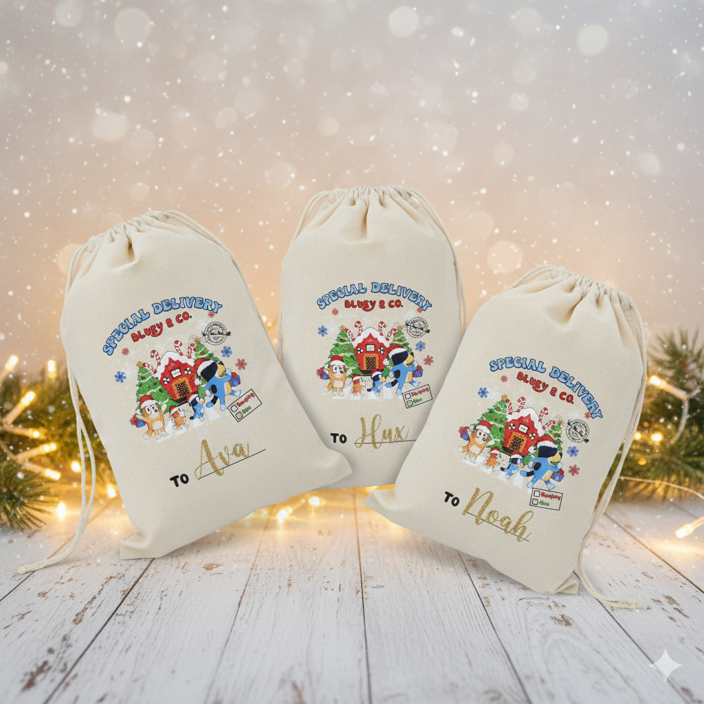 Santa Sacks "Bluey Family" - Personalised