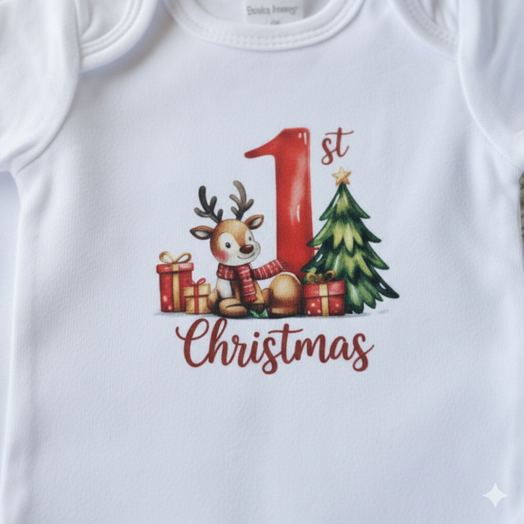 My First Christmas Baby Onesie