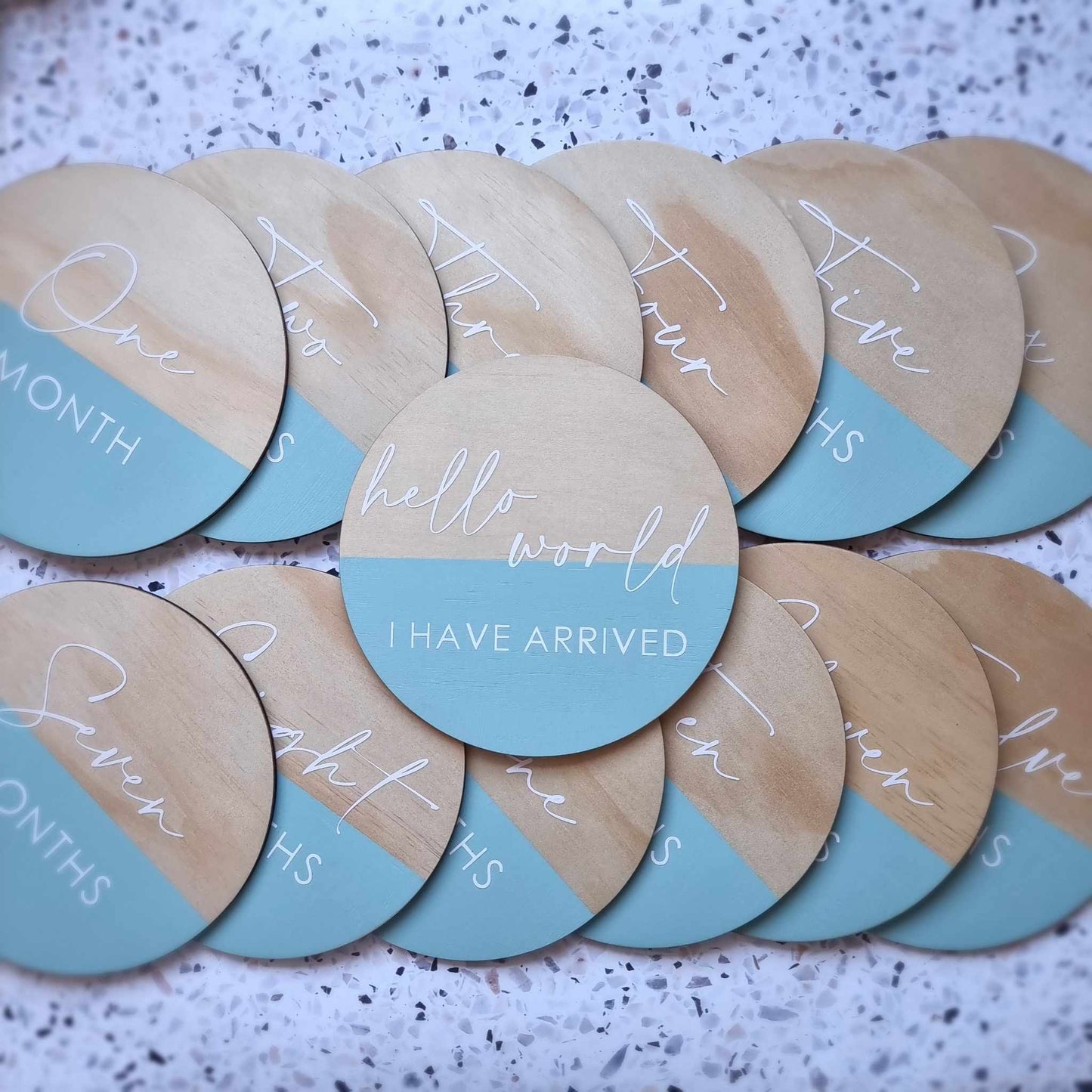 Wooden Milestone Discs