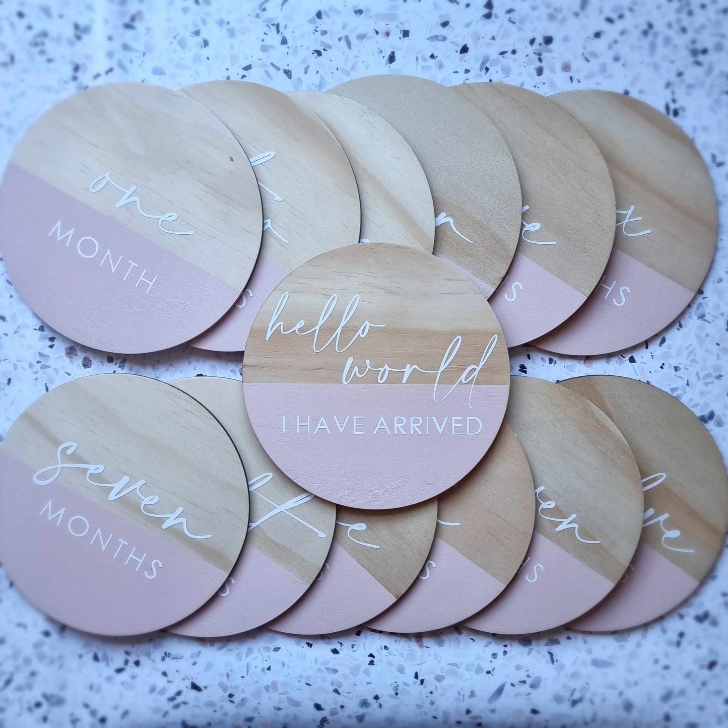 Wooden Milestone Discs