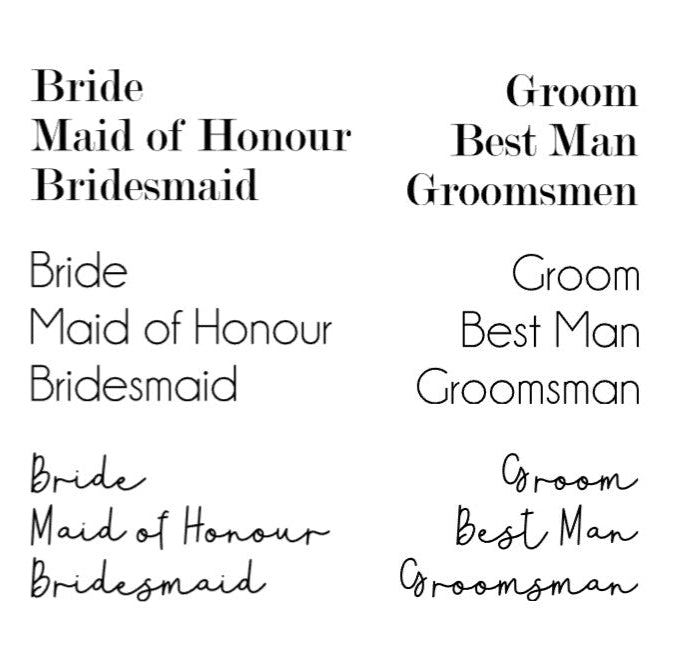 Bridal Party Hangers - Hangers