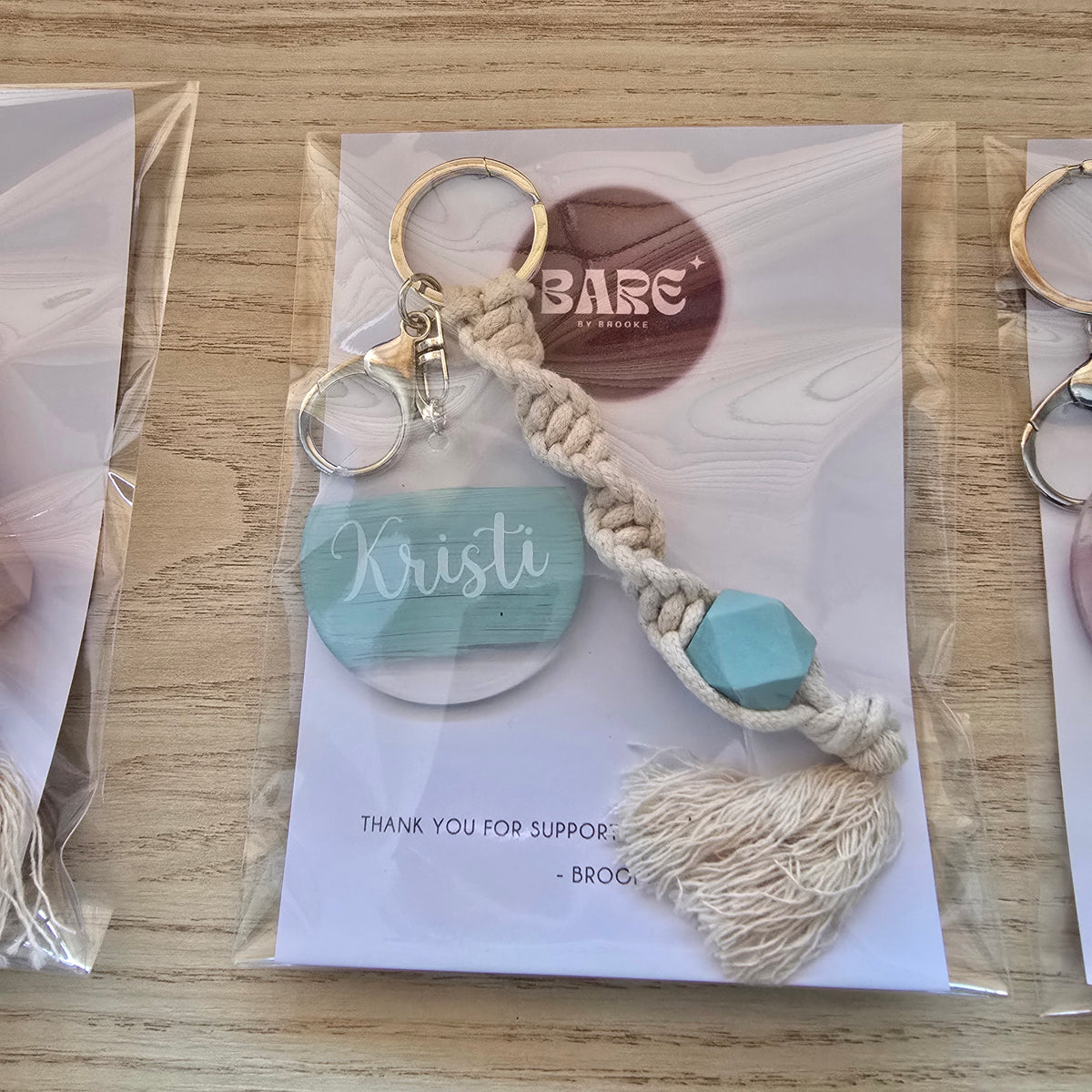 Keyring "Twist Macrame" - Personalised