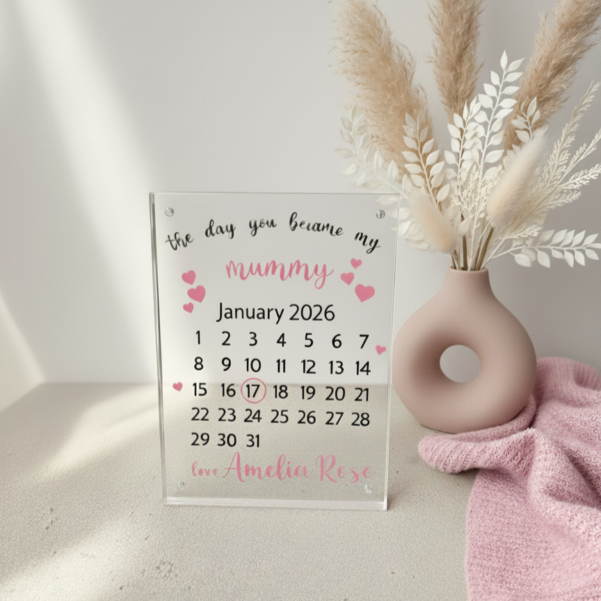 Mother's Day - Birth Calendar Keepsake