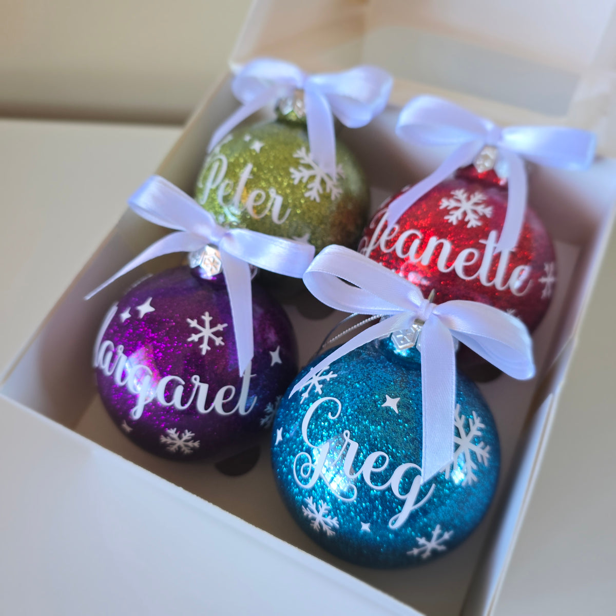 Baubles Glitter - Personalised