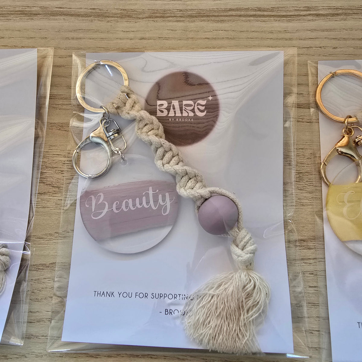 Keyring "Twist Macrame" - Personalised