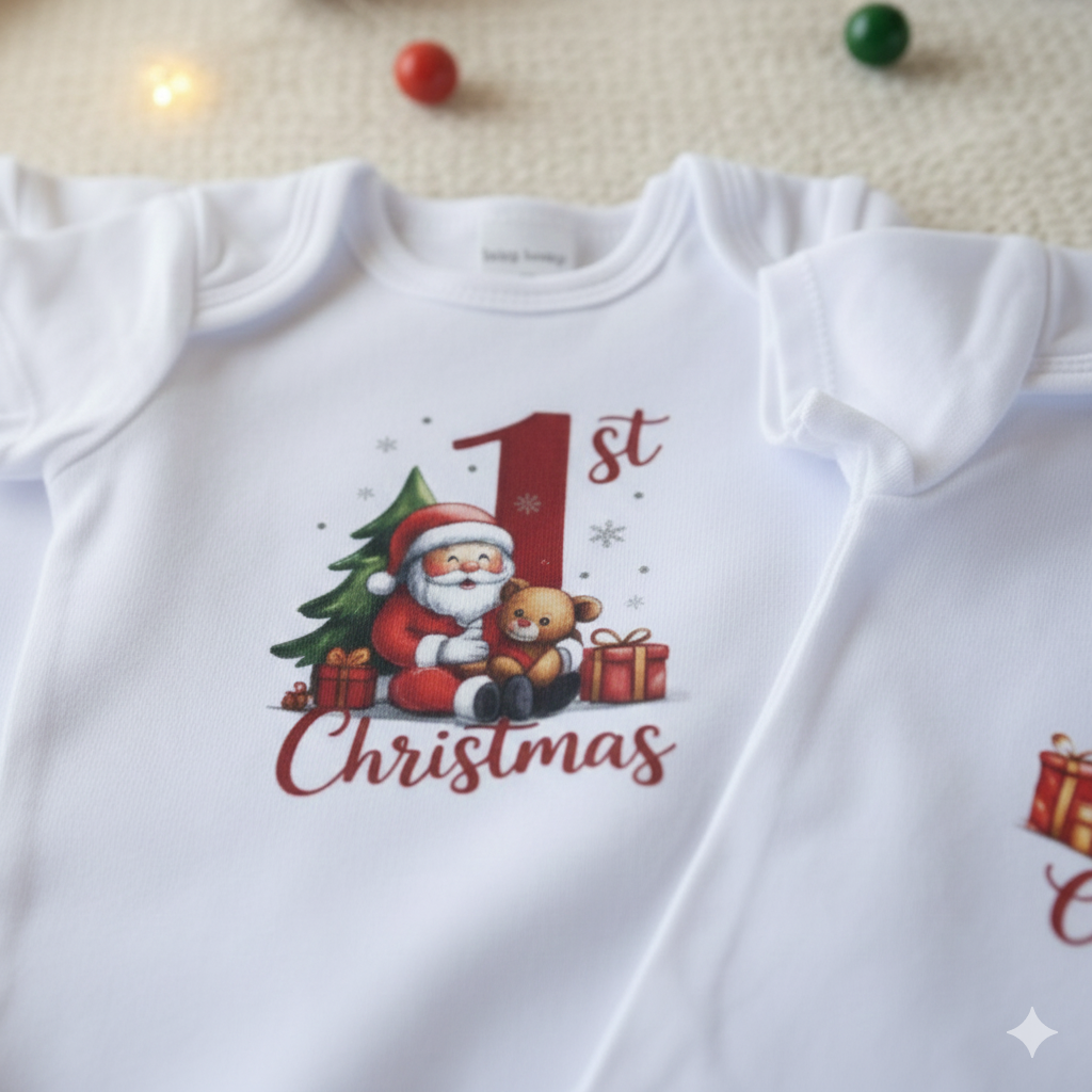 My First Christmas Baby Onesie