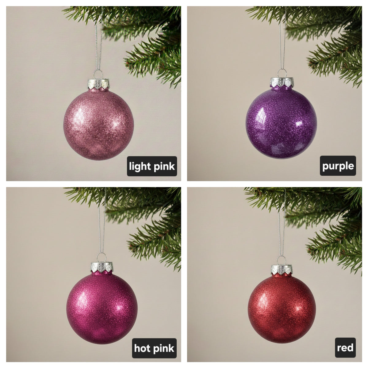 Baubles Glitter - Personalised