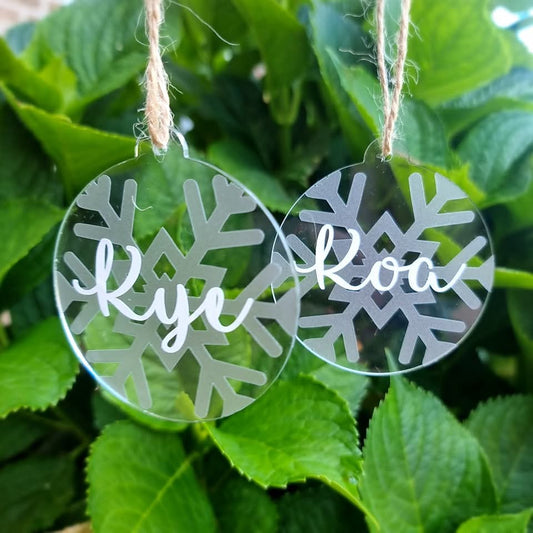 Baubles Acrylic - Personalised