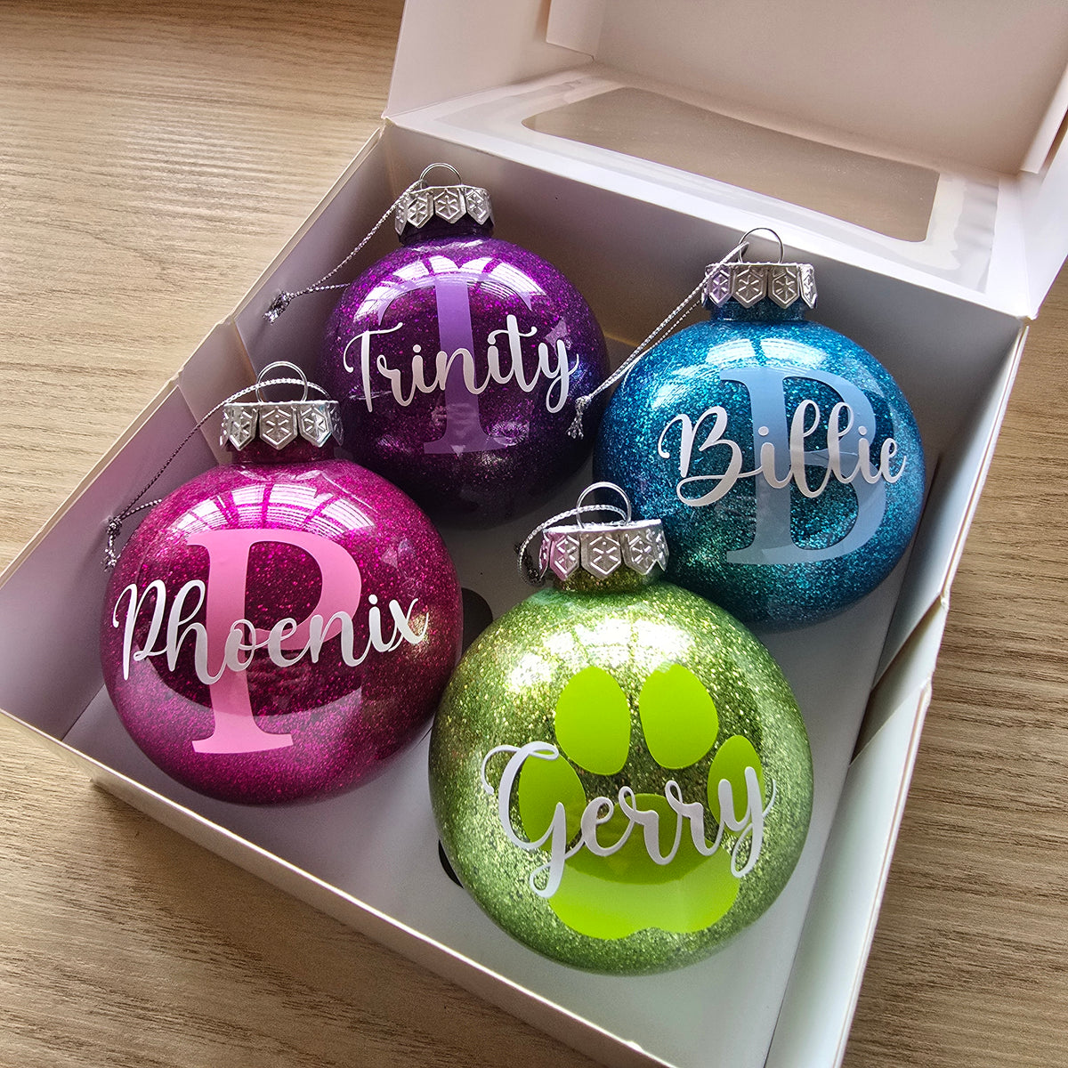 Baubles Glitter - Personalised