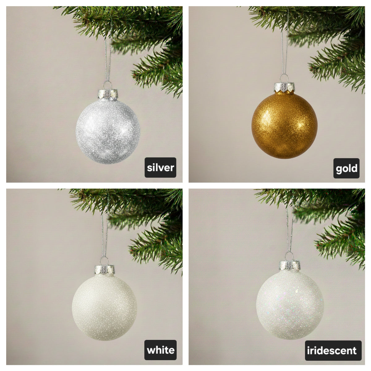 Baubles Glitter - Personalised